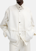 Tibi Patchwork Twill Slicker Jacket | Shop Tula