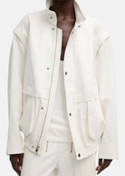 Tibi Patchwork Twill Slicker Jacket | Shop Tula