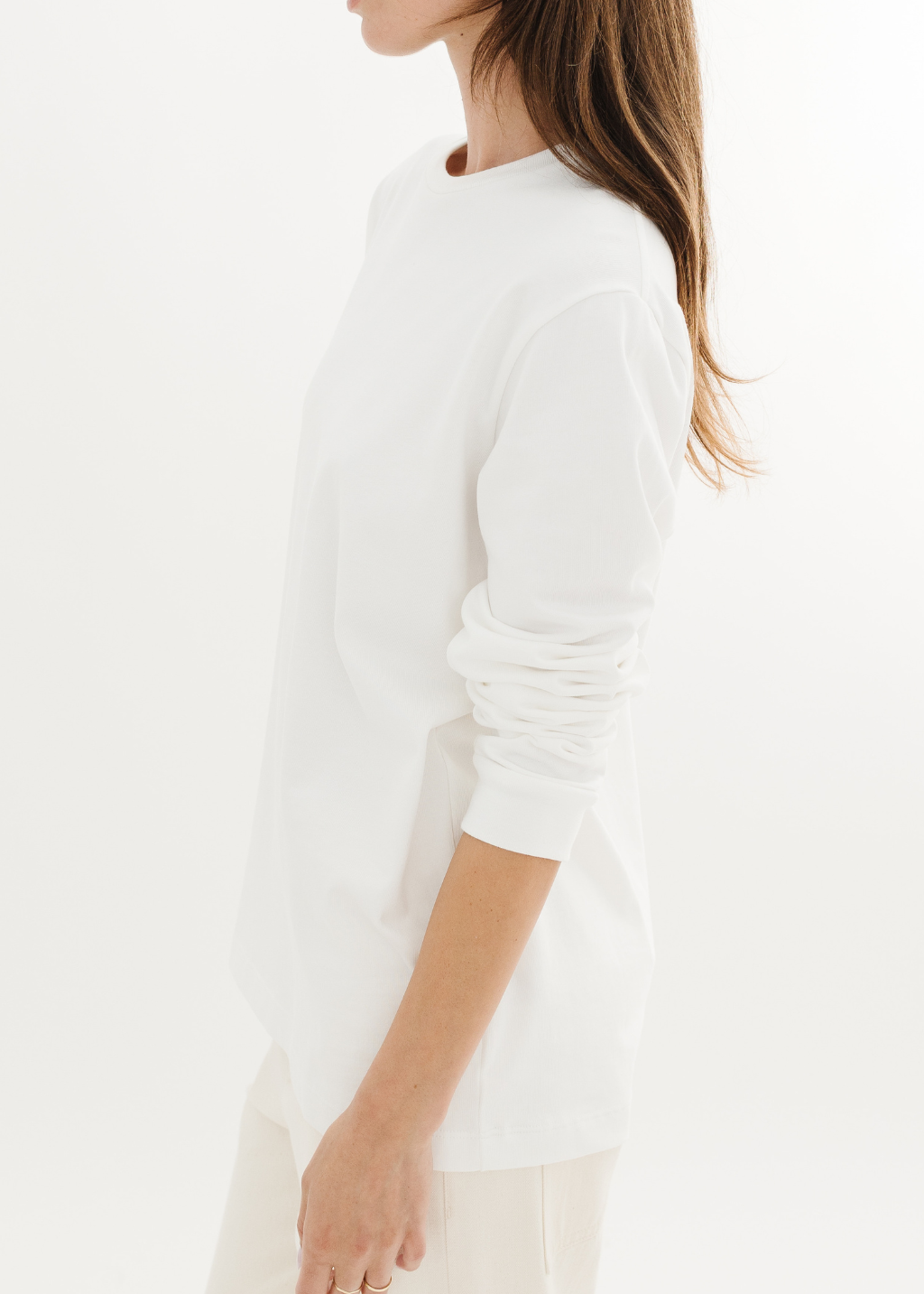 Tibi Perfect Unisex Long Sleeve T | Shop Tula