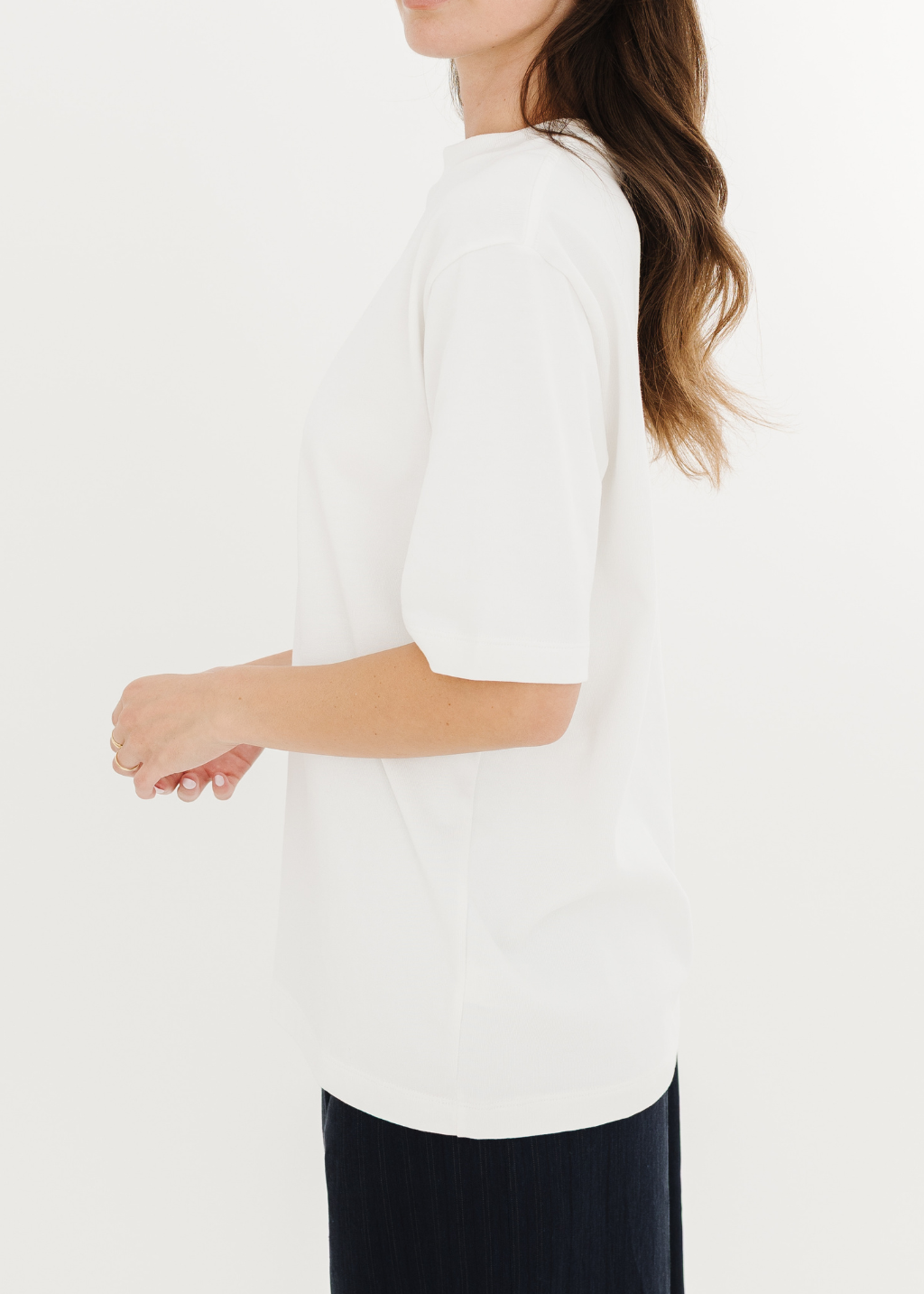 Tibi Perfect Unisex T in White | Shop Tula