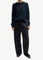 Tibi Satin Plisse Winslow Pant | Shop Tula