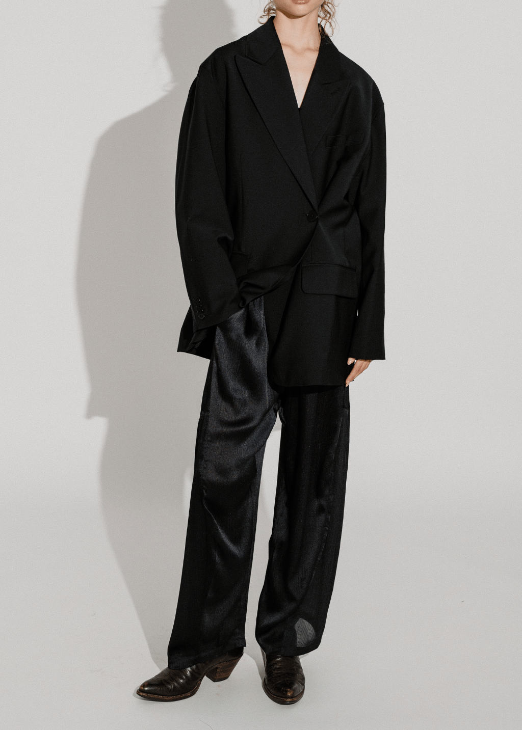 Tibi Satin Plisse Winslow Pant | Shop Tula