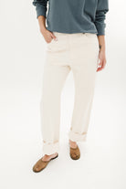 Tibi Selvedge Denim Alec Jean in Natural | Shop Tula