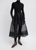 Tibi Silk Organza Full Skirt | Shop Tula