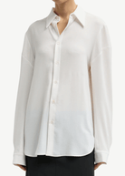 Tibi Soft Drape Hinged Shirt | Shop Tula