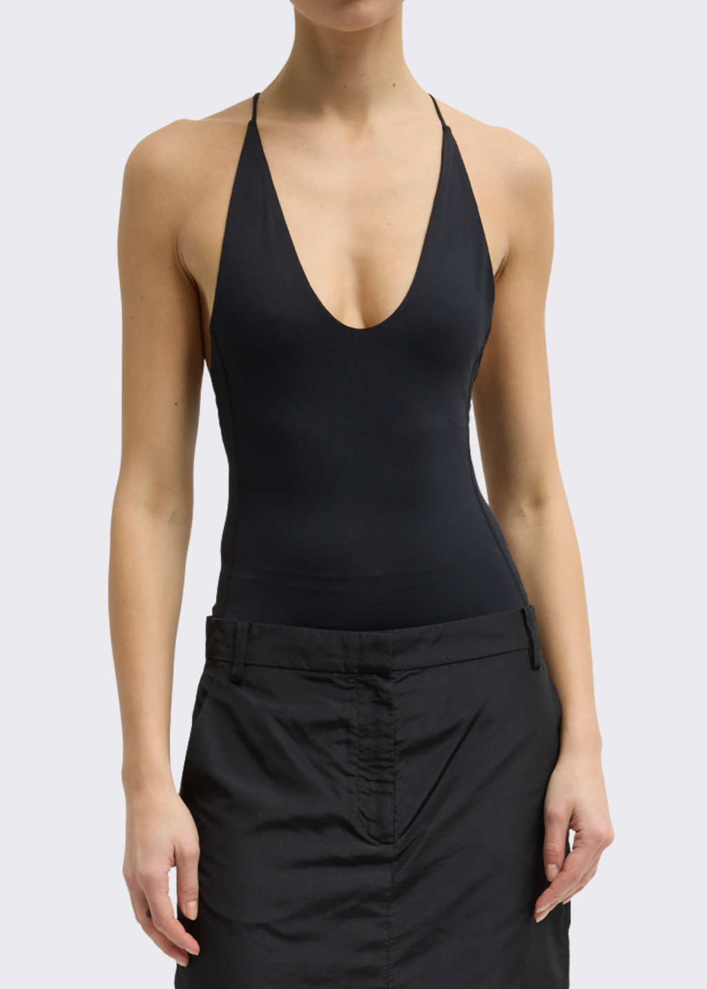 Tibi Stretch Tech Racerback Tank | Shop Tula