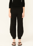 Tibi Sweatshirt Program Calder Sweatpant in Black | Shop Tula