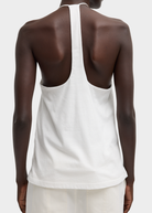 Tibi T-Shirt Program Racerback Tank in White | Shop Tula