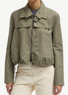 Tibi Techy Twill Trapeze Anorak Bomber | Shop Tula