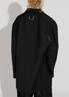 Tibi Tropical Wool Liam Blazer in Black | Shop Tula
