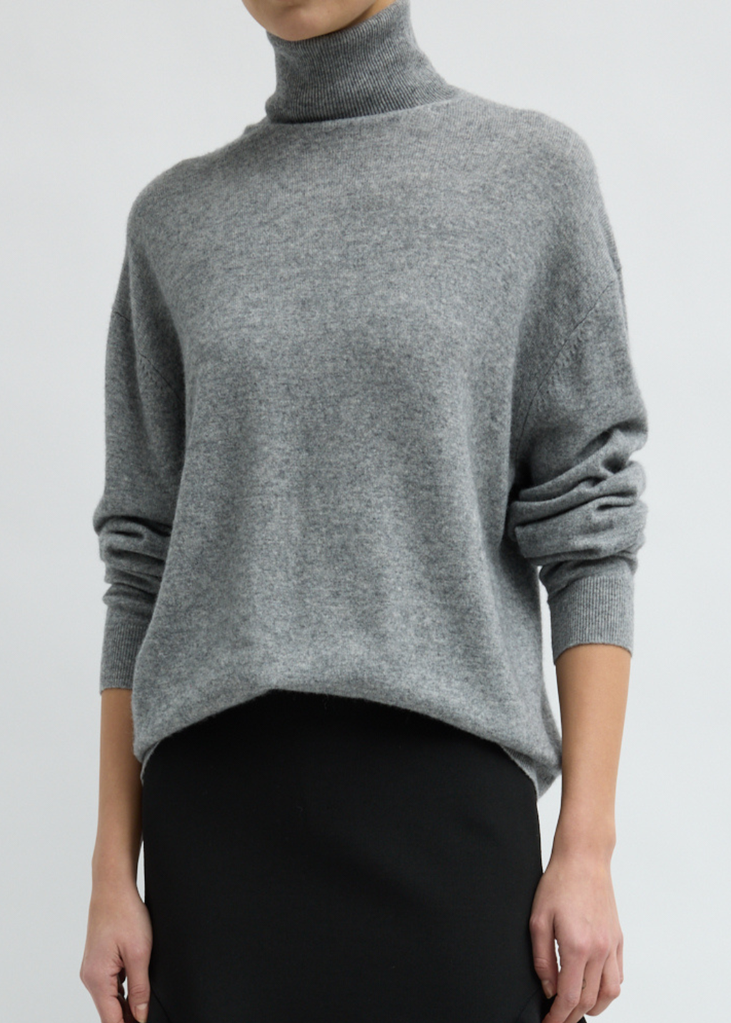 Tibi Washable Cashmere T-neck Sweater | Shop Tula