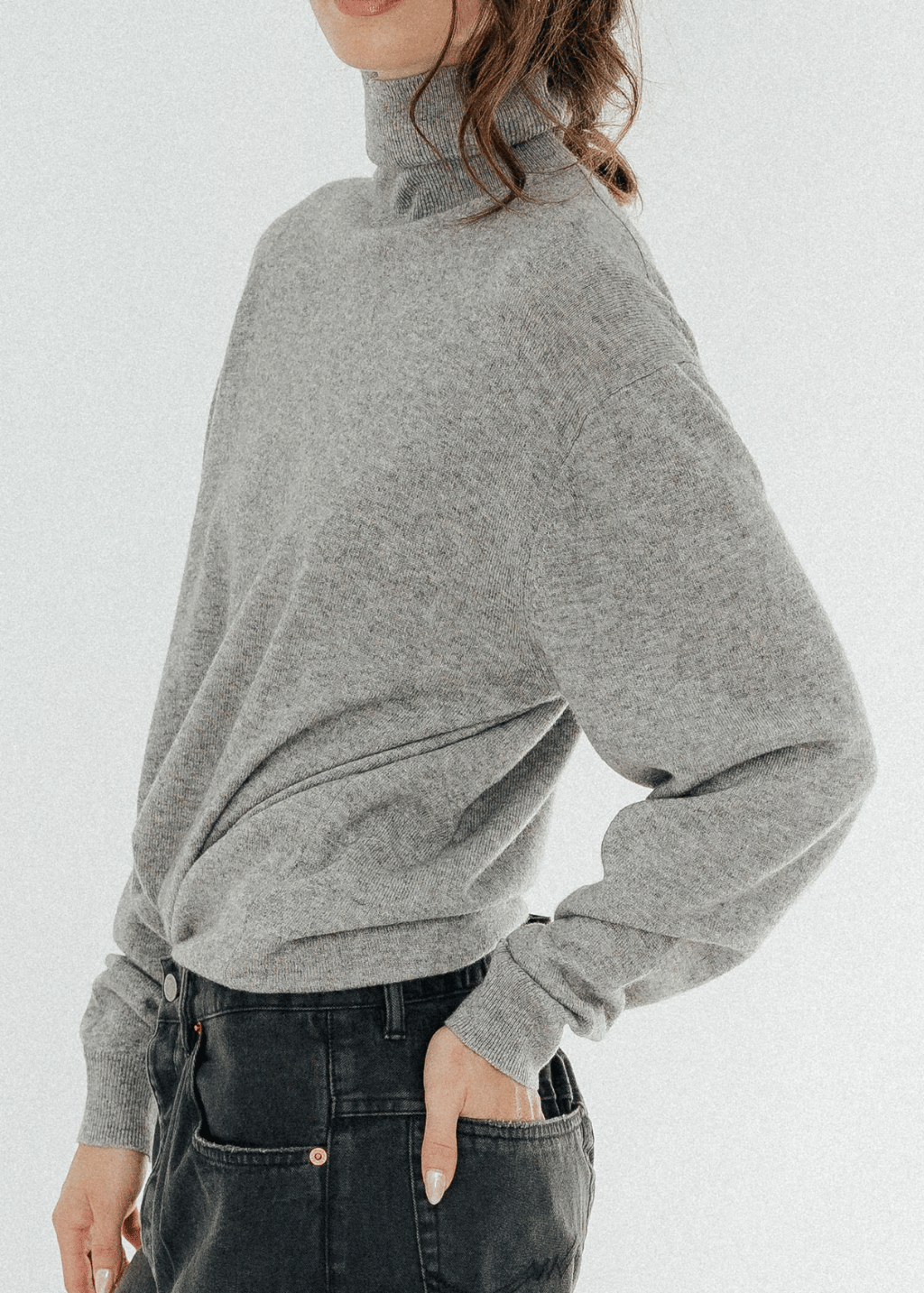 Tibi Washable Cashmere T-neck Sweater | Shop Tula