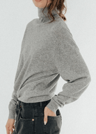 Tibi Washable Cashmere T-neck Sweater | Shop Tula