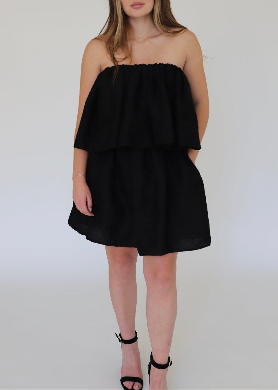 Ulla Johnson Oui Dress in Noir | Shop Tula