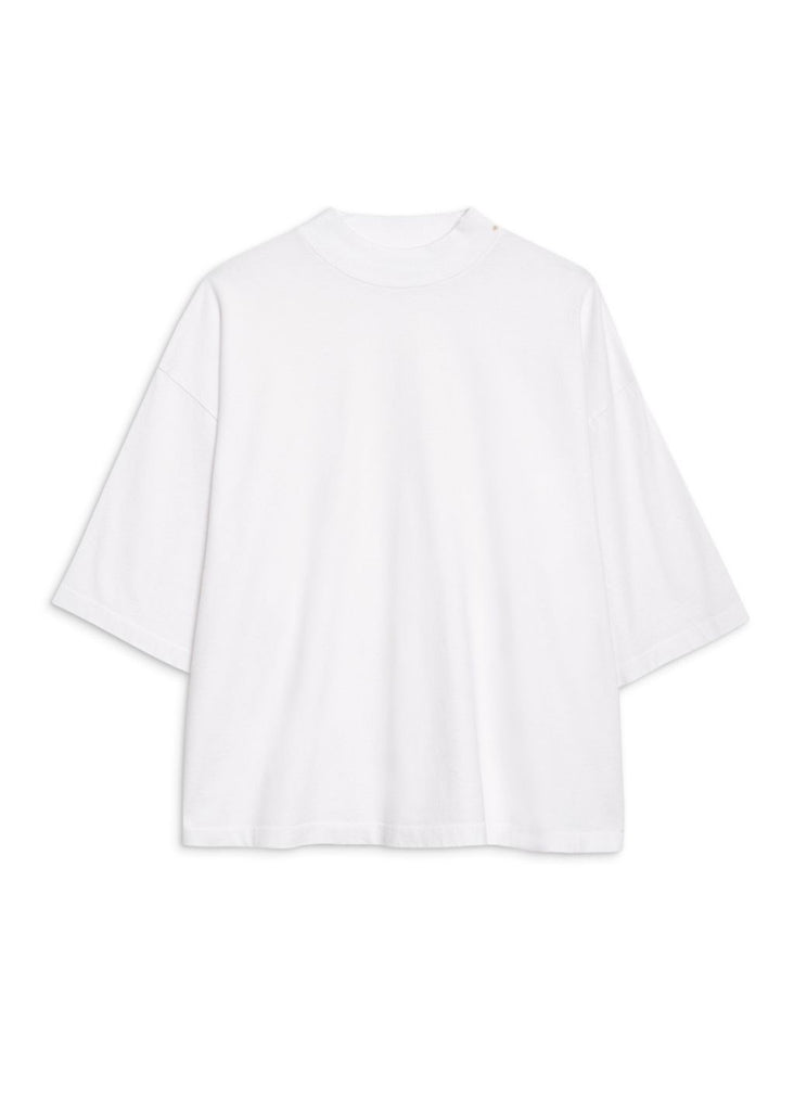 Anine Bing Palmer Tee in White | Tula's Online Boutique