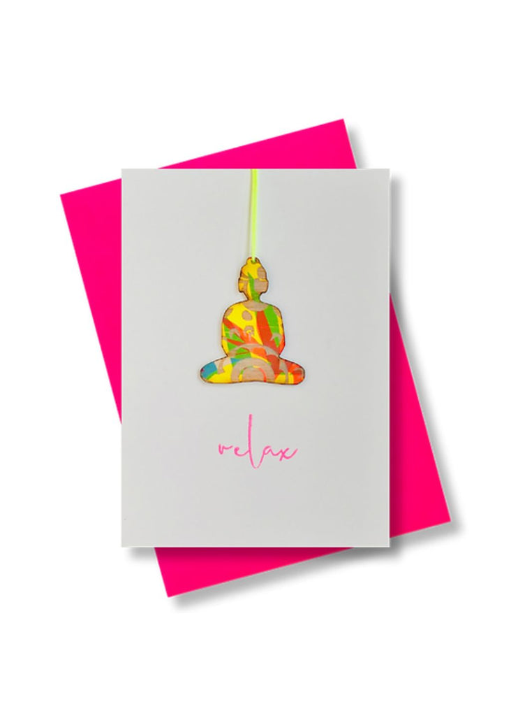 Pink Stories Relax Greeting Card | Tula's Online Boutique
