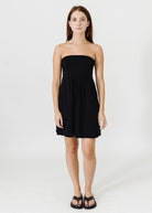 Velvet Barbi Dress in Black | Shop Tula