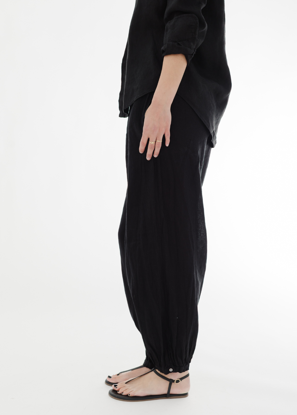 Velvet Camber Pants in Black | Shop Tula