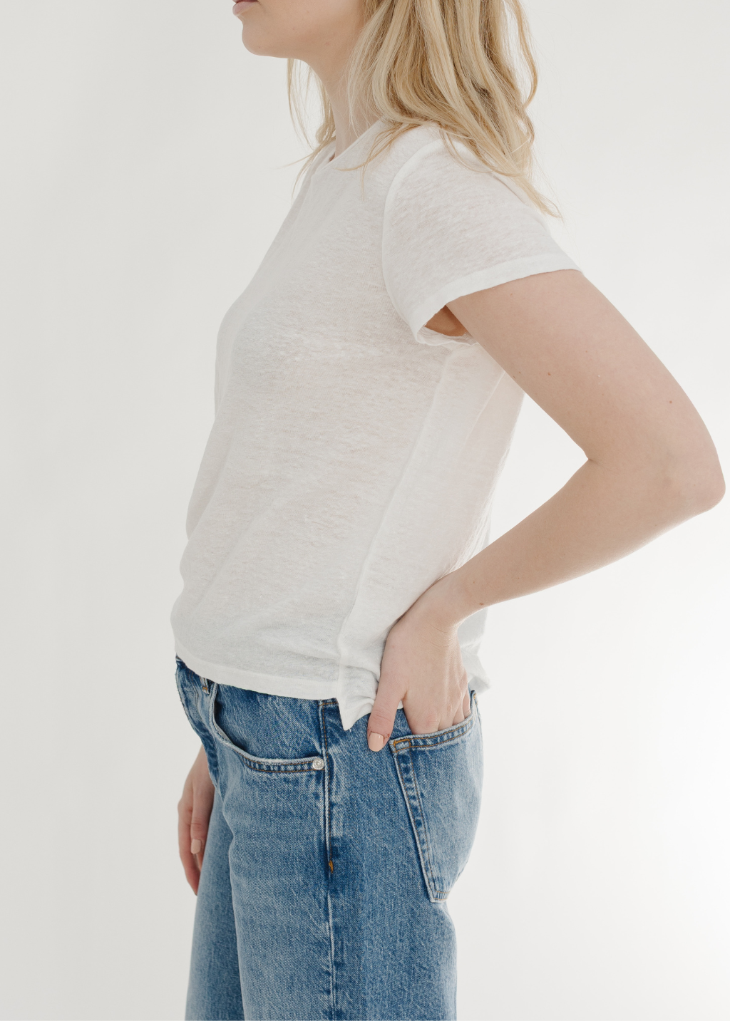 Velvet Casey Shirt in White | Shop Tula