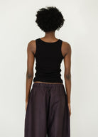 Velvet Cruz Crew Tank in Black | Shop Tula