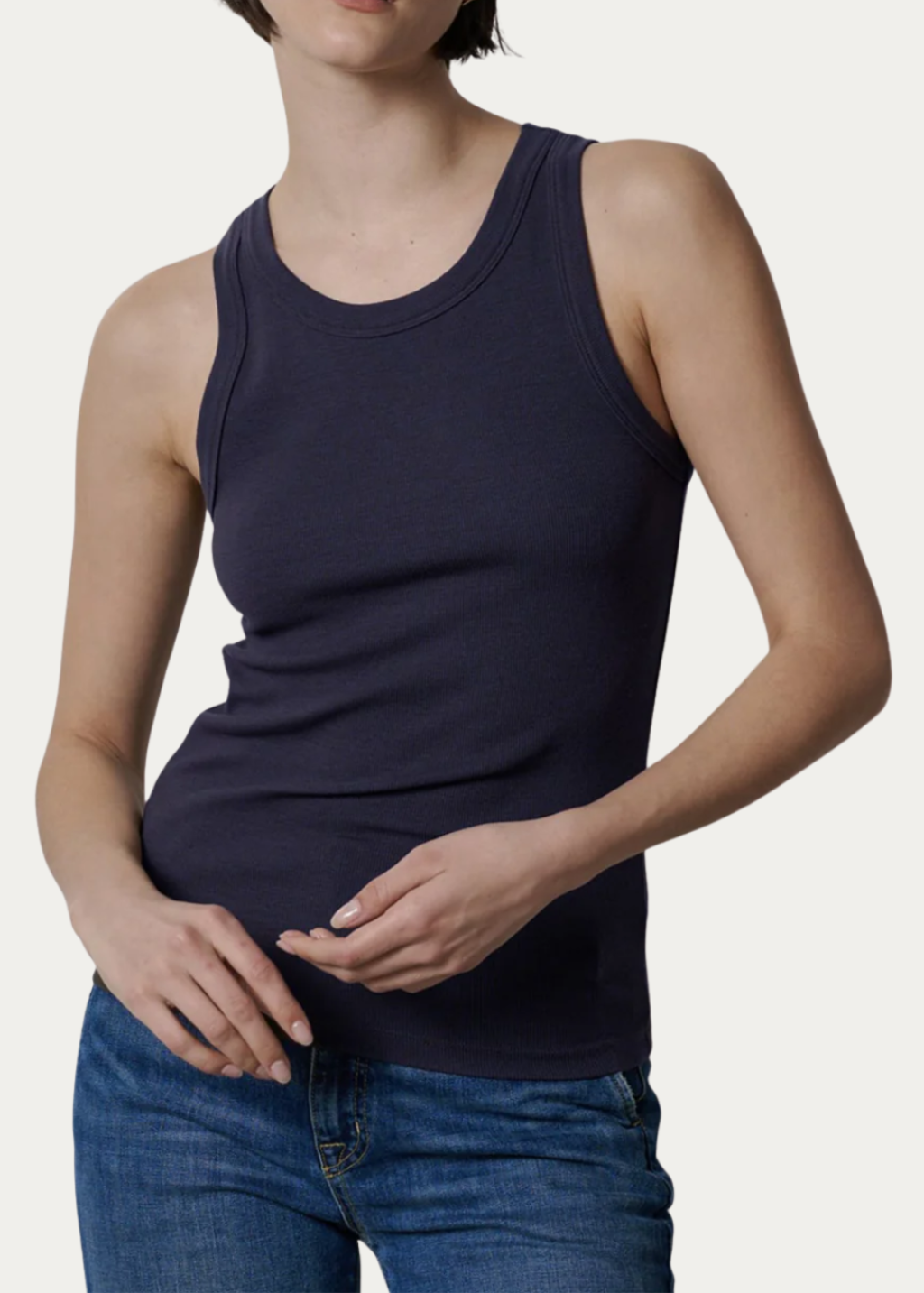Velvet Cruz Tank in Navy | Shop Tula