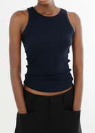 Velvet Cruz Tank in Navy | Shop Tula