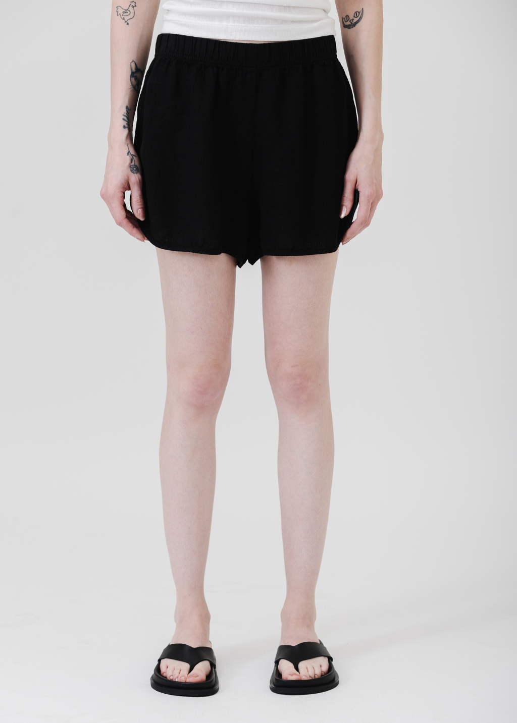 Velvet Jaden Short in Black | Shop Tula