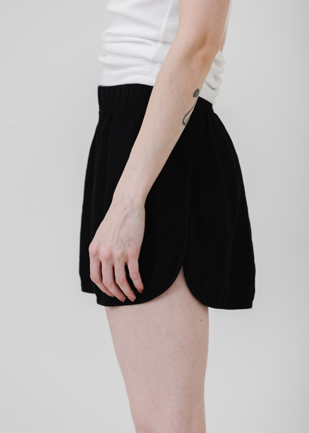 Velvet Jaden Short in Black | Shop Tula