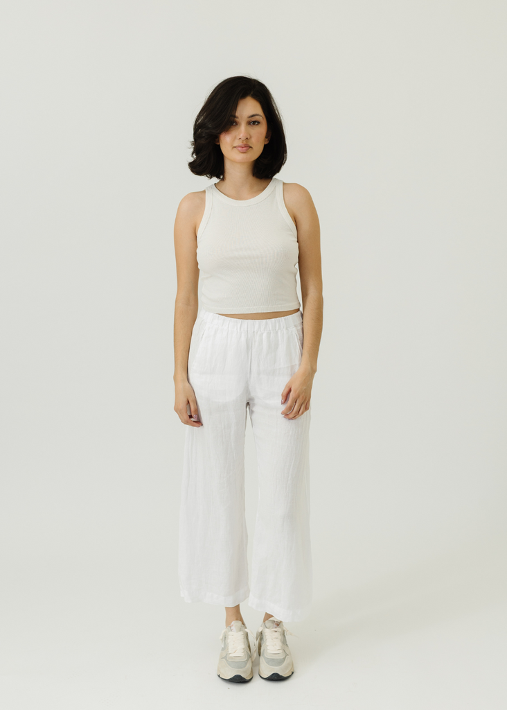 Velvet Lola Pant in White | Tula's Online Boutique