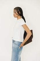 Velvet Ryland Tee in White | Shop Tula