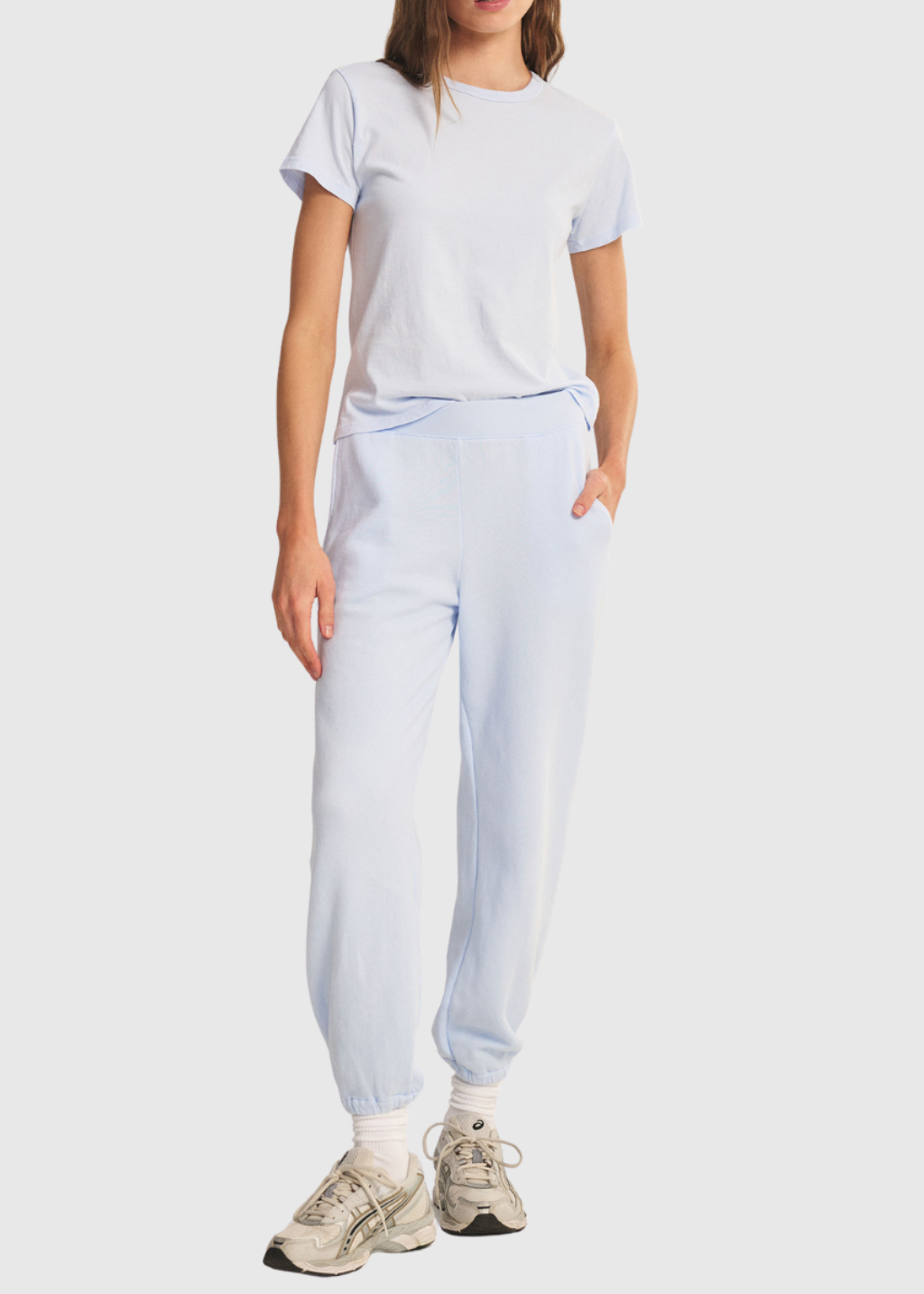 Velvet Zara Lounge Pants in Ice | Shop Tula