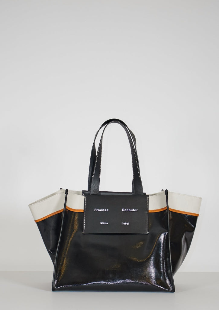 Proenza Schouler White Label Large Morris Coated Canvas Tote