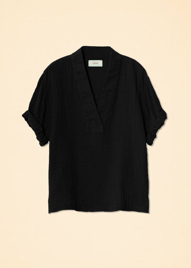Xírena Avery Top in Black | Tula's Online Boutique