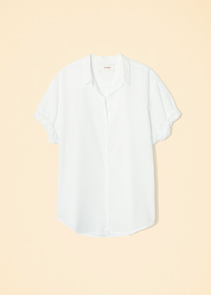 Xírena Channing Shirt in White | Tula's Online Boutique