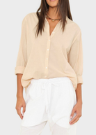 Xírena Beau Shirt in Parchment | Shop Tula
