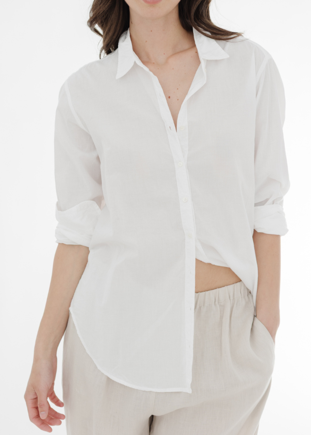 Xírena Beau Shirt in White | Shop Tula