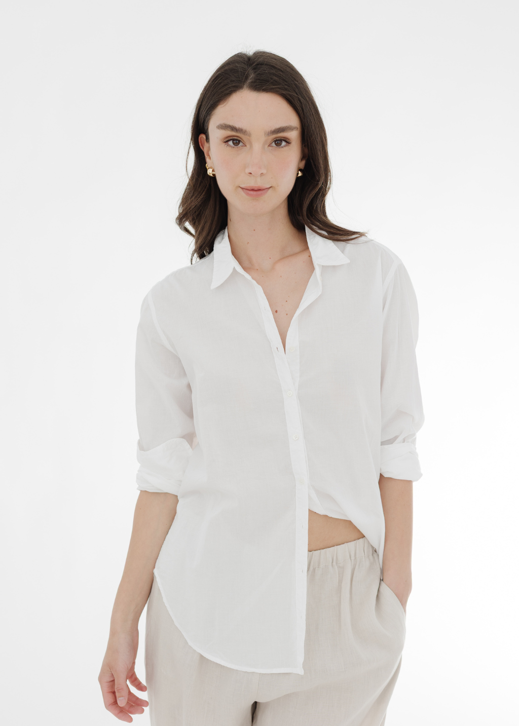 Xírena Beau Shirt in White | Shop Tula