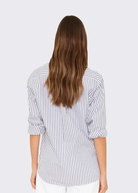 Xírena Beau Shirt in Windy Blue Stripe | Shop Tula