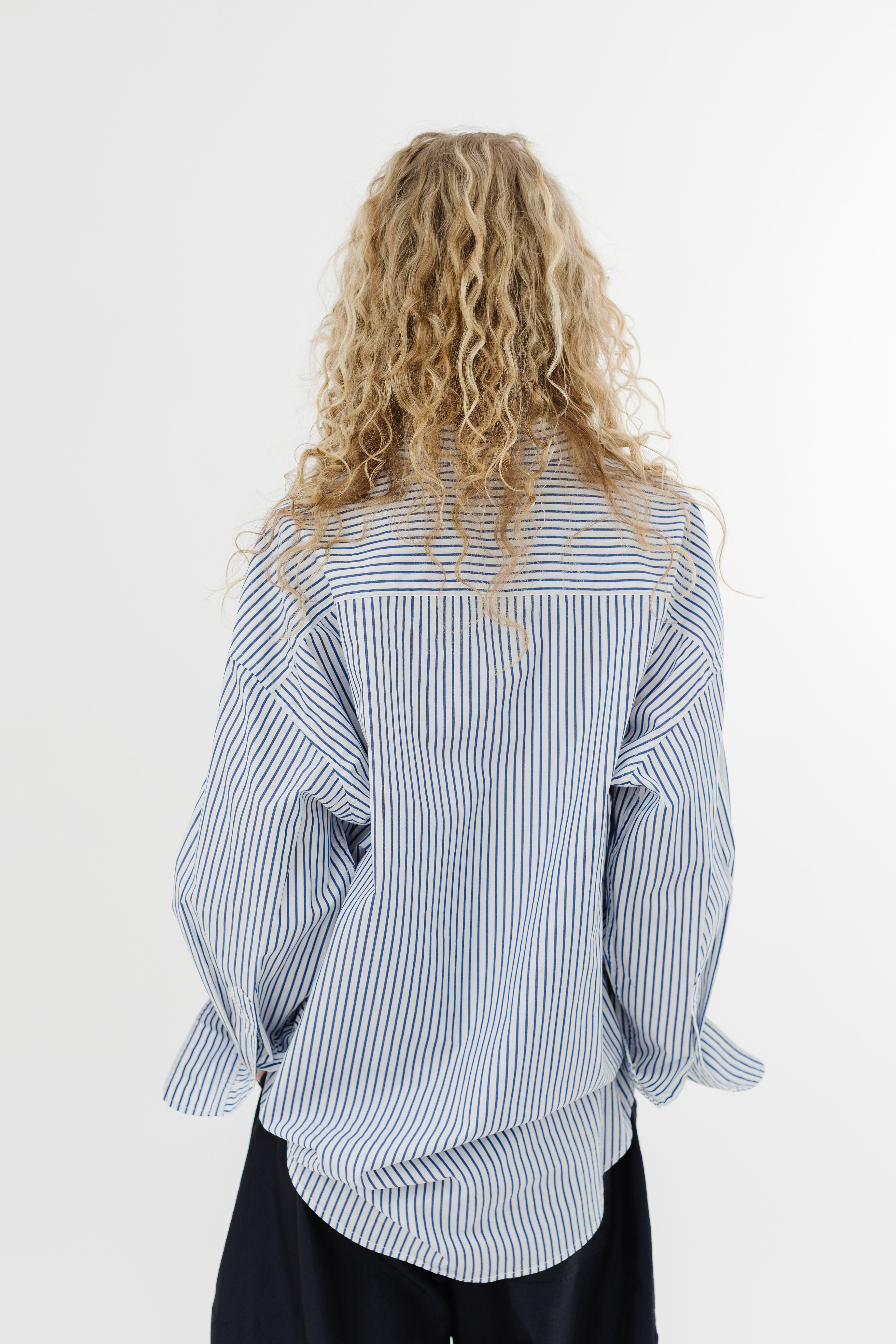 Xírena Beau Shirt in Windy Blue Stripe | Shop Tula