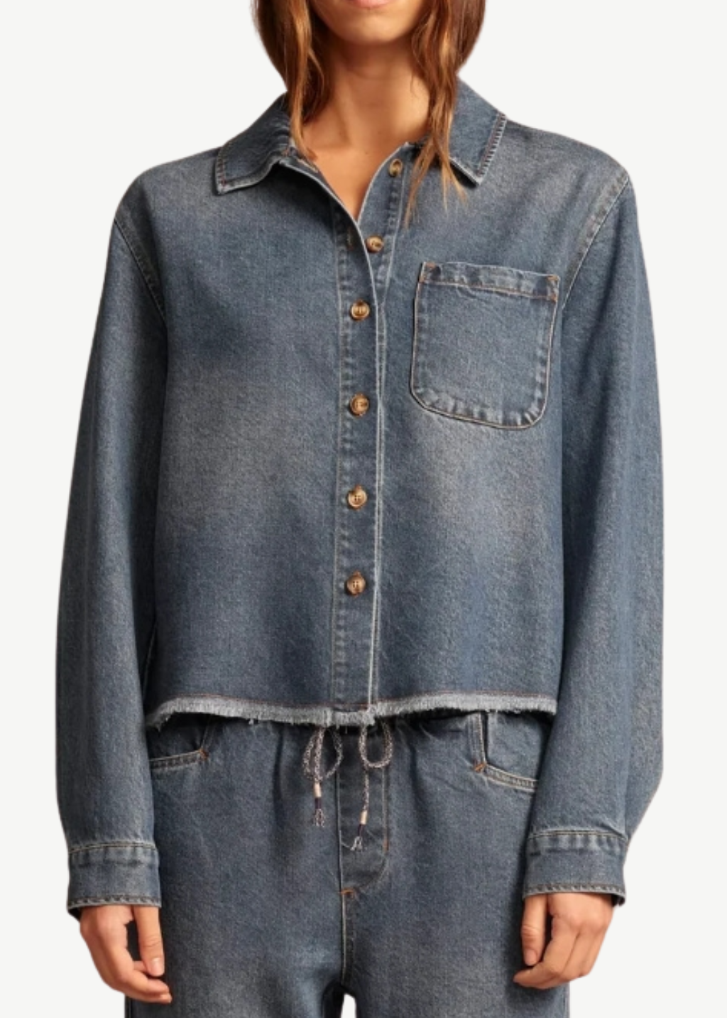 Xírena Ben Shirt in Meridian Blue | Shop Tula