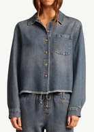 Xírena Ben Shirt in Meridian Blue | Shop Tula