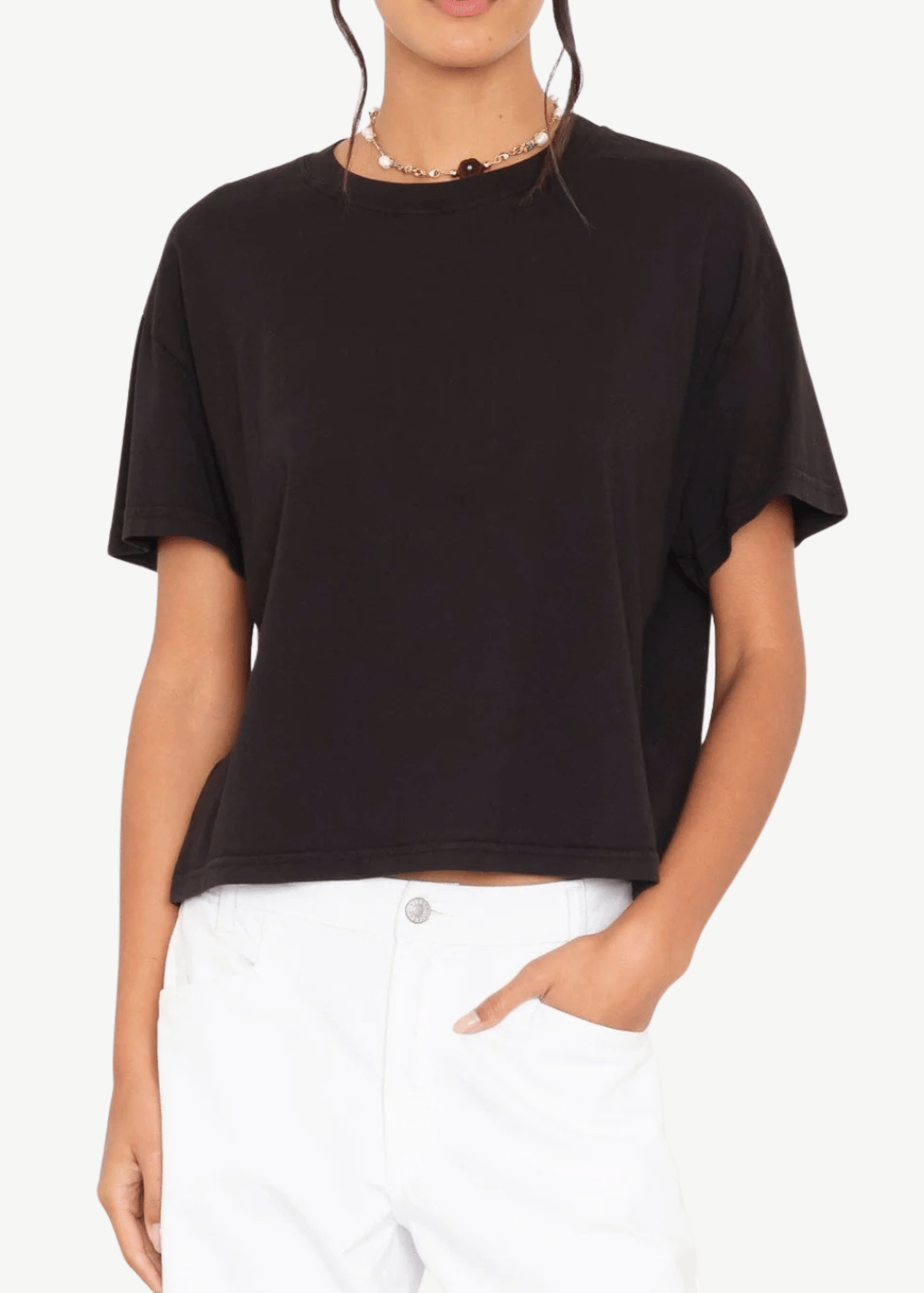 Xírena Carter Tee in Black | Shop Tula