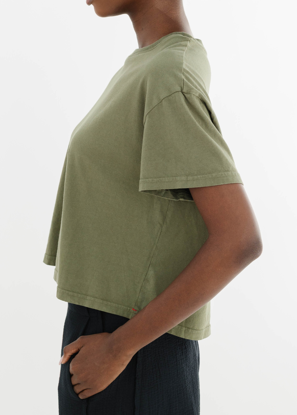 Xírena Carter Tee in Dusty Moss | Shop Tula