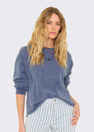 Xírena Honor Sweatshirt in Vintage Navy | Shop Tula