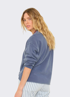Xírena Honor Sweatshirt in Vintage Navy | Shop Tula