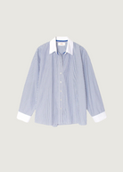 Xírena James Shirt in True Blue Stripe | Shop Tula