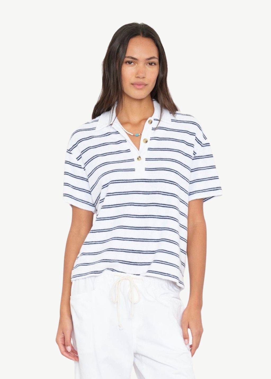 Xírena Liam Top in Terry Stripe | Shop Tula