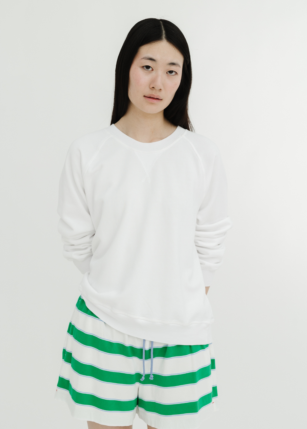 Xírena Marathon Sweatshirt in White | Shop Tula