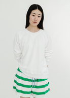 Xírena Marathon Sweatshirt in White | Shop Tula