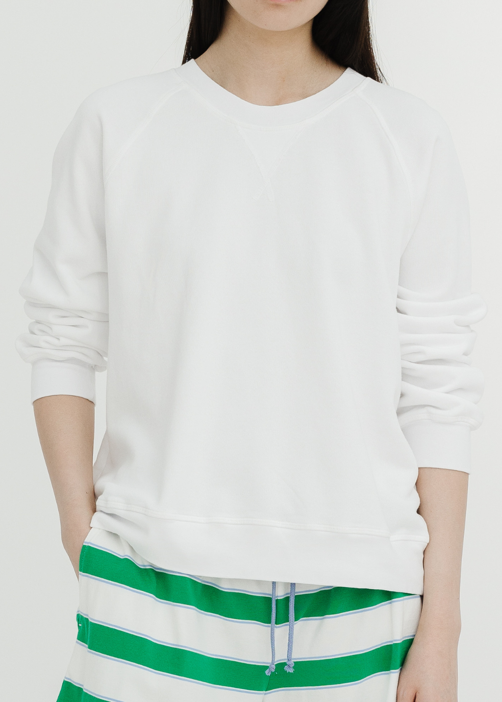 Xírena Marathon Sweatshirt in White | Shop Tula